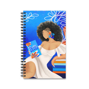 She is His- Blue Spiral Notebook