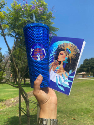 Royal Blue Tumbler + Journal Gift Set