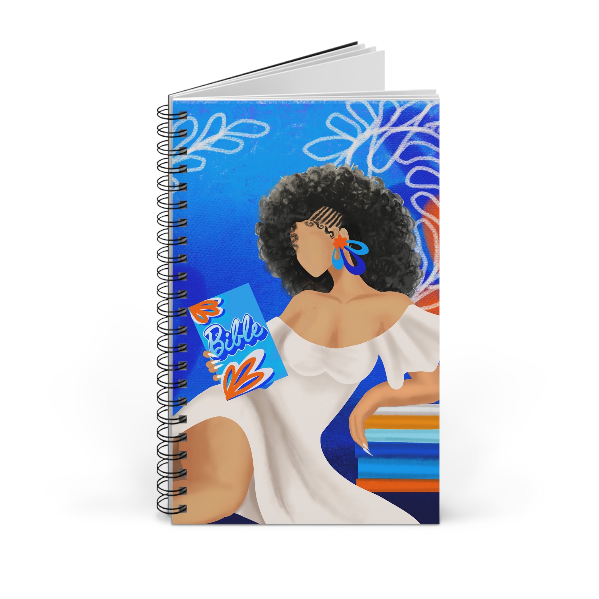 She is His- Blue Spiral Notebook