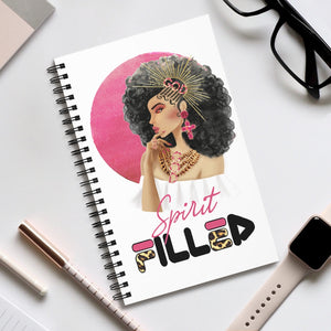 Crowned in Righteousness - Spirit Filled: Pink Spiral Notebook