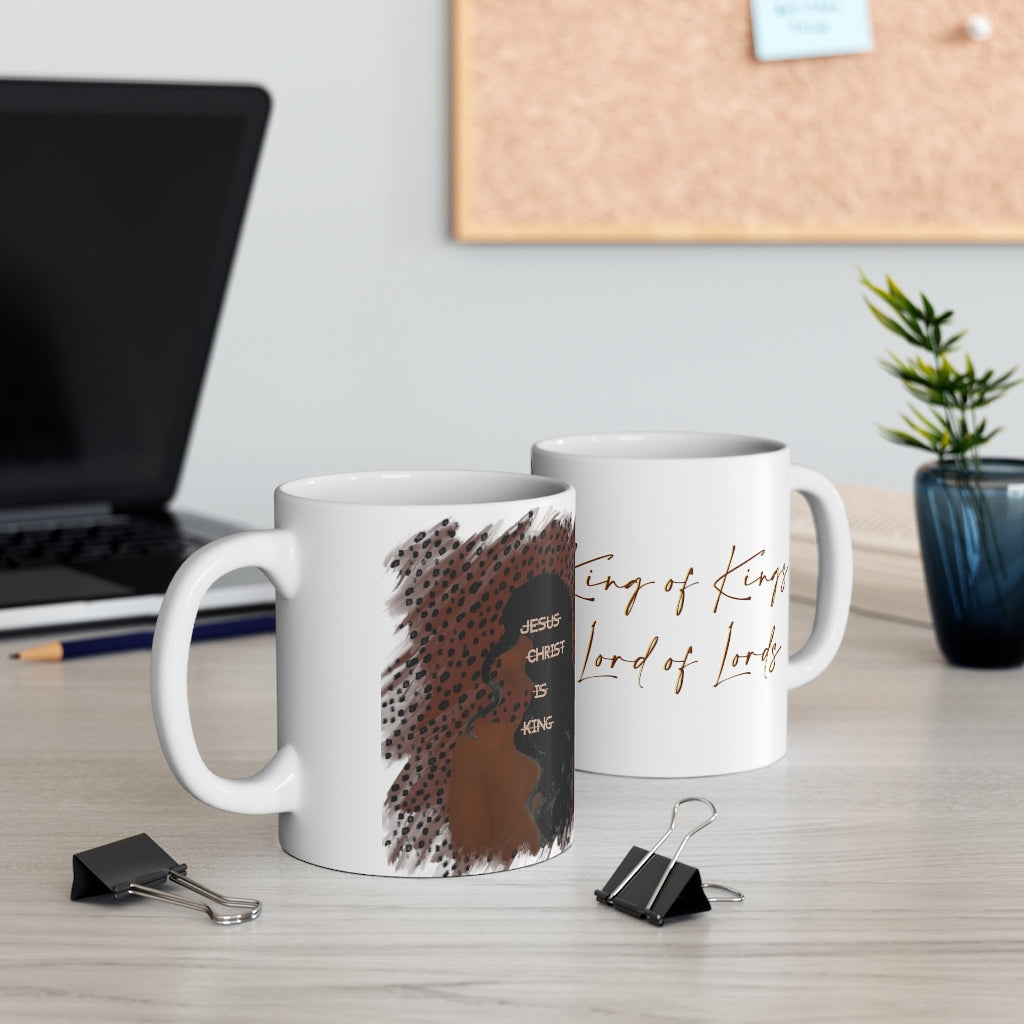 Jesus is King Mug