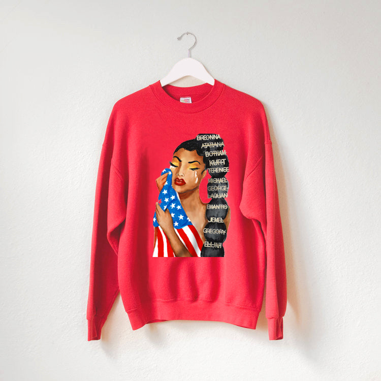 American Sorrow:  Men's Sweatshirt -  Red