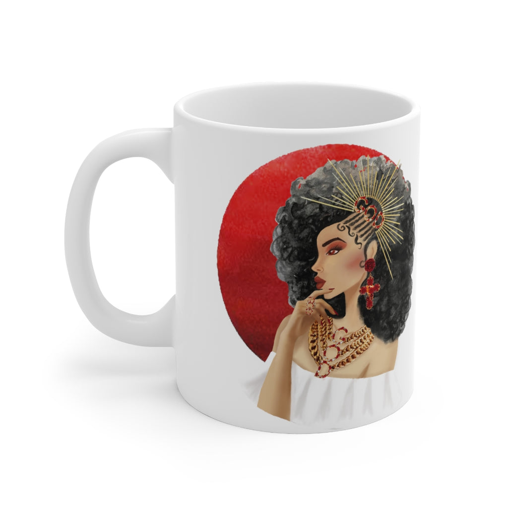 Crowned in Righteousness: Red Mug