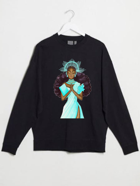 Liberty and Injustice For Some: Unisex Sweatshirt - Black