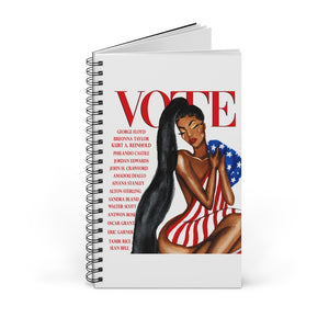 Vote for Change: Spiral Notebook