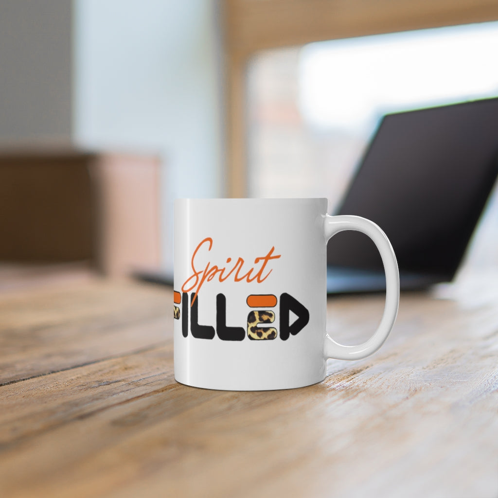 Crowned in Righteousness: Orange Mug