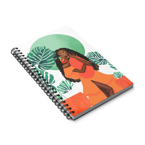 A Mother's Love: Orange Spiral Notebook