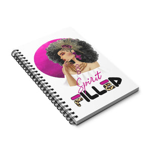 Crowned in Righteousness - Spirit Filled: Magenta Spiral Notebook