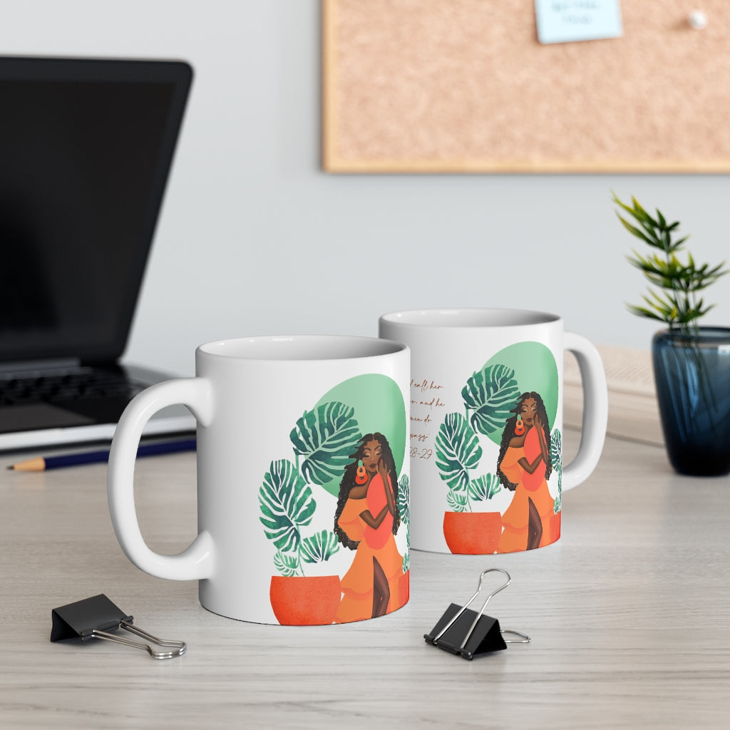 A Mother's Love: Orange Mug