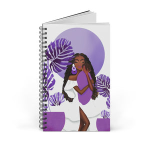 A Mother's Love (Lavender): Spiral Notebook