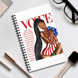 Vote for Change: Spiral Notebook