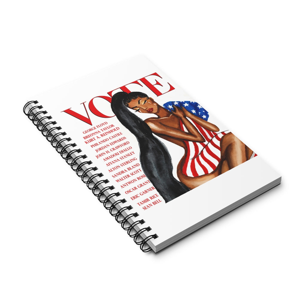 Vote for Change: Spiral Notebook