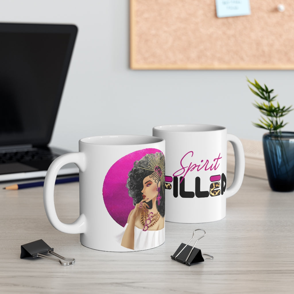 Crowned in Righteousness: Magenta Mug