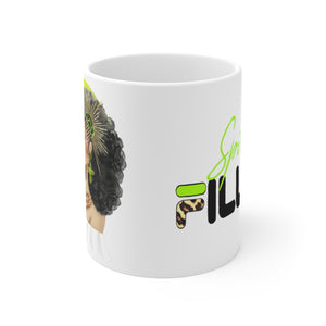 Crowned in Righteousness: Neon Green Mug