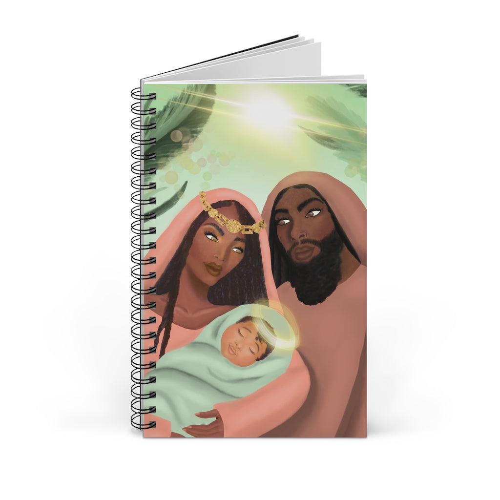 Savior is Born: Spiral Notebook