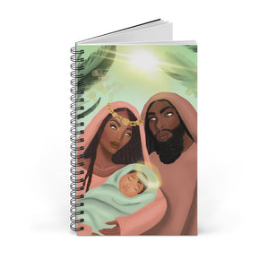 Savior is Born: Spiral Notebook