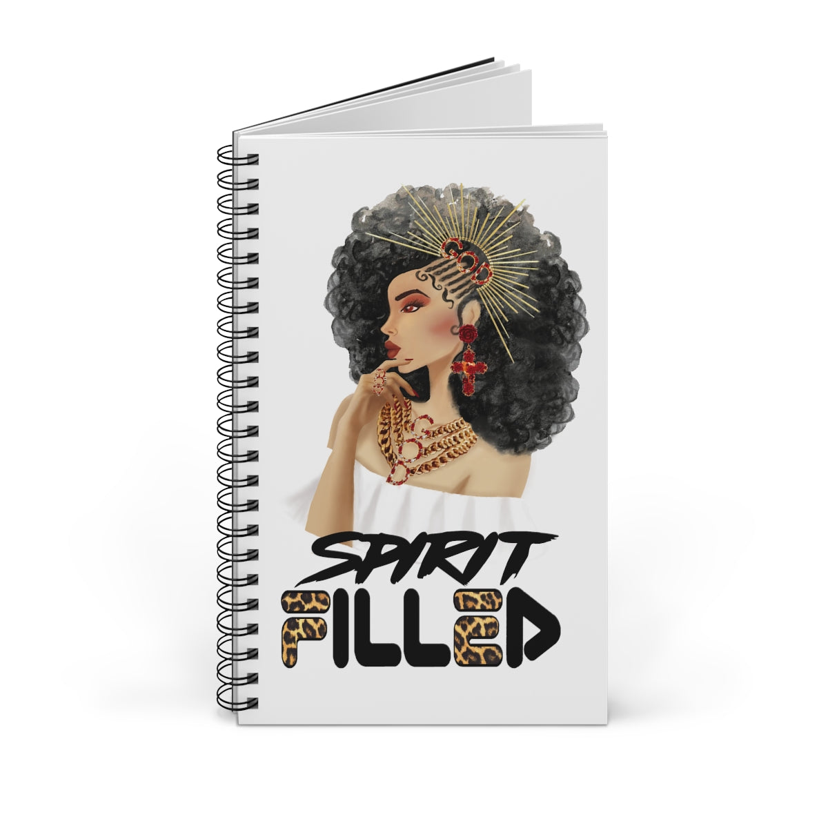 Crowned in Righteousness: Spiral Notebook