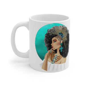 Crowned in Righteousness: Aqua Mug