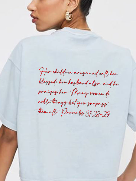 A Mother's Love (Blue): Women's T-Shirt - Light Blue