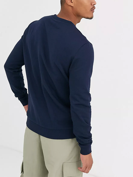 The Savior is Born (Blue): Men's Sweatshirt - Navy