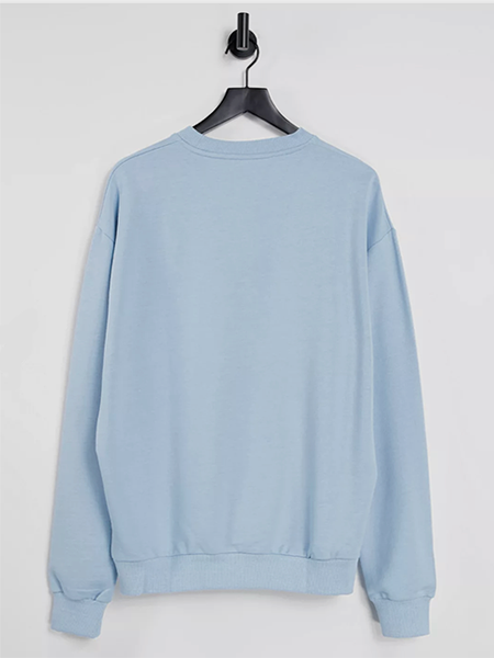 The Savior is Born (Blue): Men's Sweatshirt - Light Blue