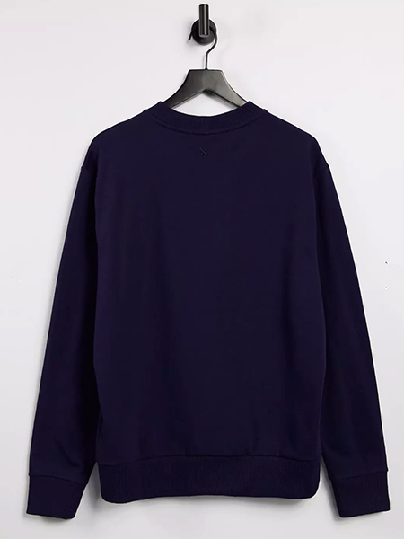 The Savior is Born (Blue): Women's Sweatshirt - Navy