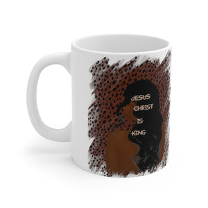 Jesus is King Mug