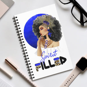 Crowned in Righteousness - Spirit Filled: Blue Spiral Notebook