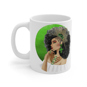 Crowned in Righteousness: Emerald Green Mug