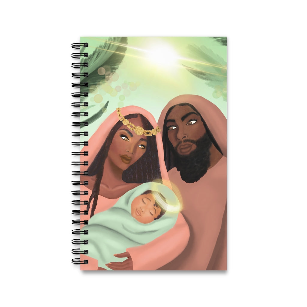 Savior is Born: Spiral Notebook