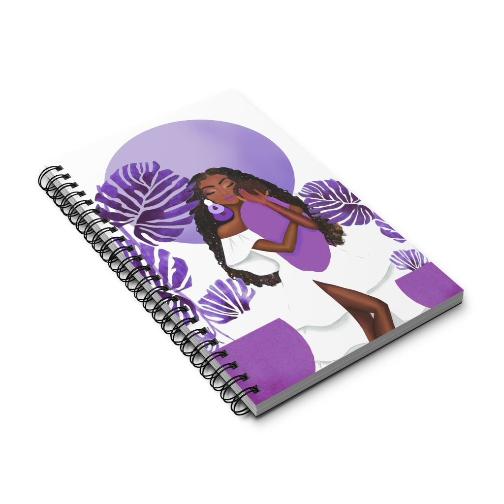 A Mother's Love (Lavender): Spiral Notebook