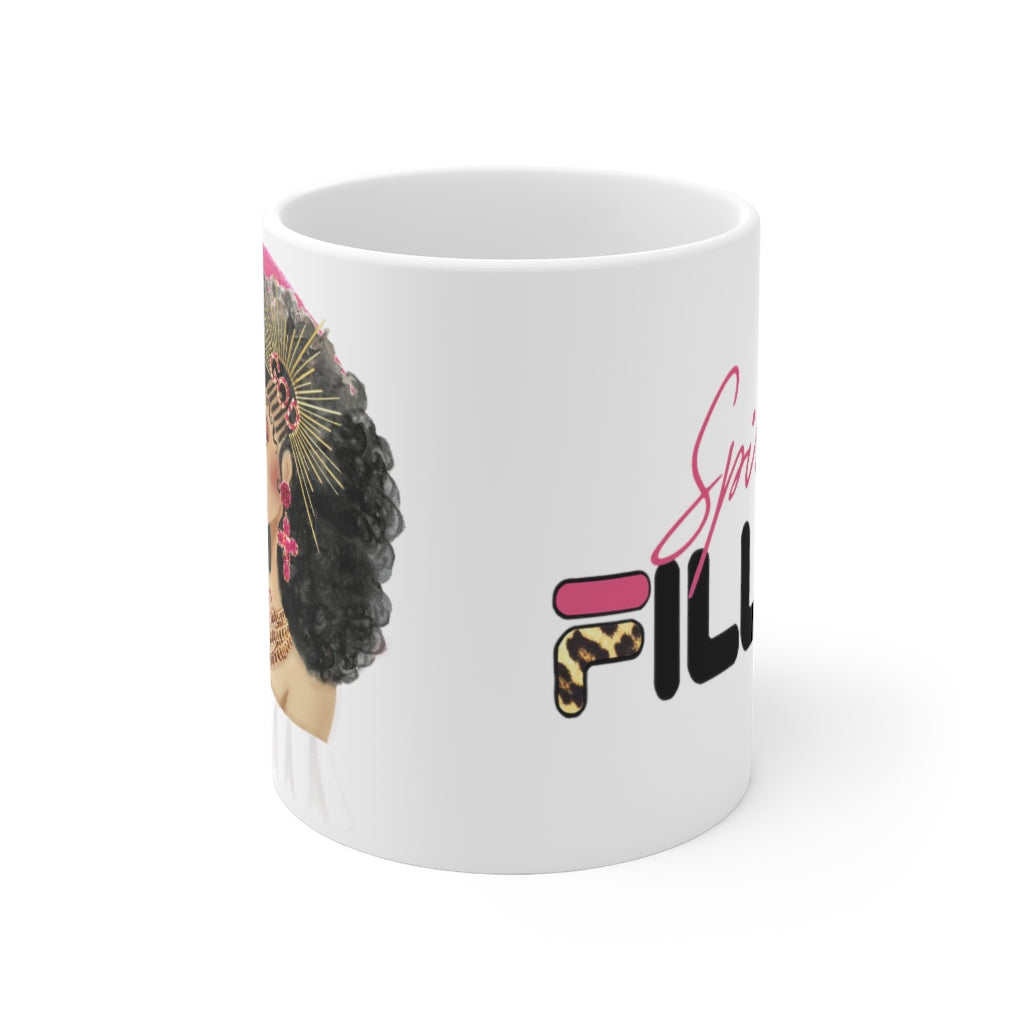 Crowned in Righteousness: Pink Mug