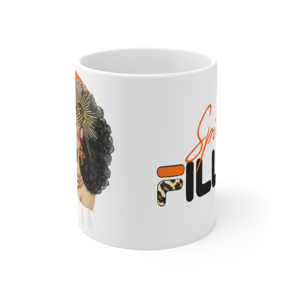 Crowned in Righteousness: Orange Mug