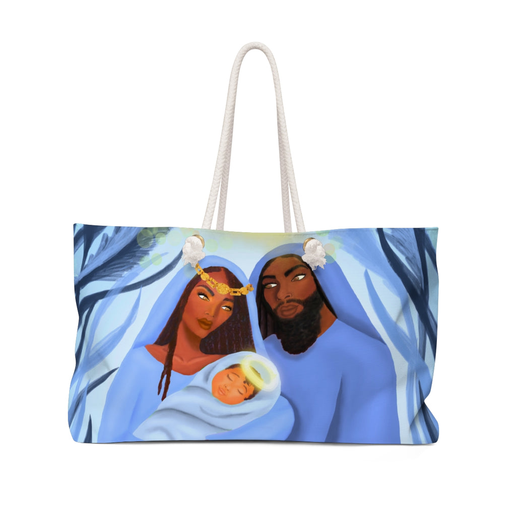 Savior is Born: Weekender Bag - Blue