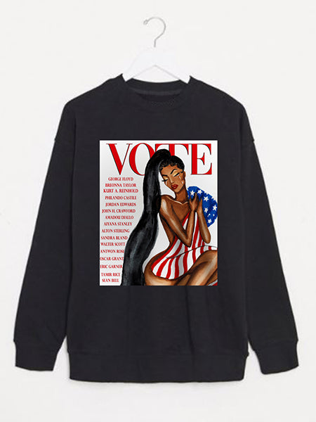 Vote for Change: Men's  Sweatshirt - Black