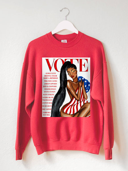 Vote for Change: Men's Sweatshirt - Red